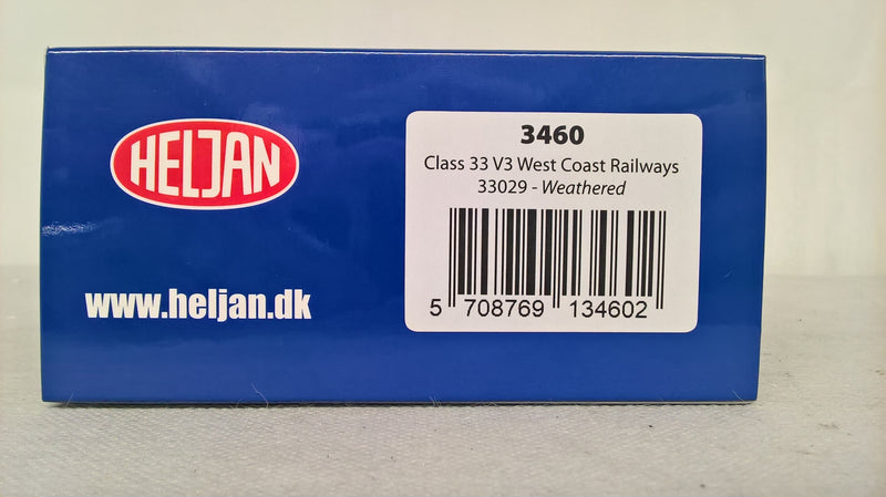 Heljan 3640 Class 33 V3 West Coast Railways 33029 Weathered DCC Ready OO Gauge Pre-Owned