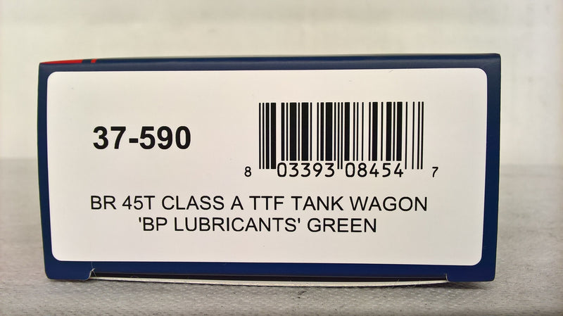 Bachmann 37-590 BR 45T Class A TTF Tank Wagon 'BP Lubricants' Green OO Gauge