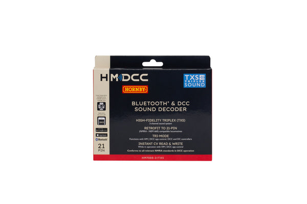 Hornby R7322 HM7000-21TXS 21 Pin Bluetooth & DCC Sound Decoder