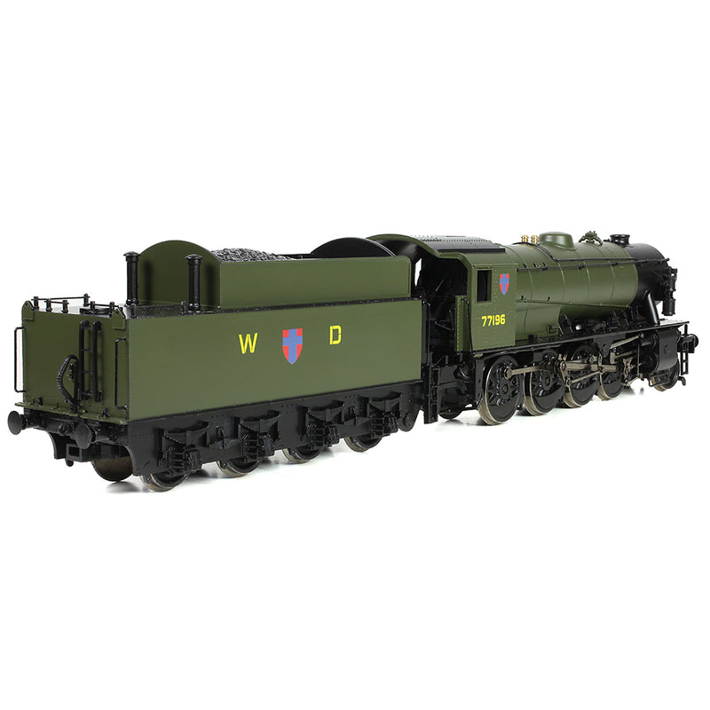 Bachmann 32-255B WD Austerity class 2-8-0 77196 Army Transport Green DCC Ready OO gauge