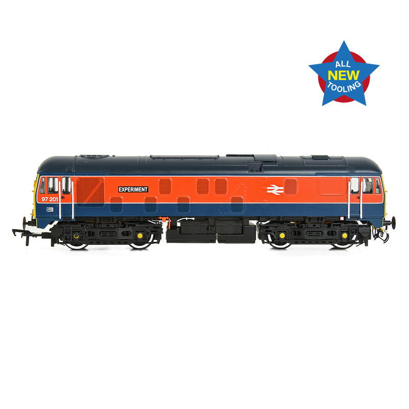 Bachmann 32-444 Class 24/1 97201 'Experiment' BR RTC Blue & Red DCC Ready OO Gauge