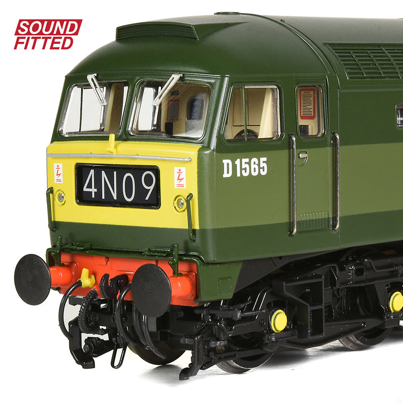 Bachmann 35-410SF Class 47/0 D1565 BR Two-Tone Green Sound Fitted OO Gauge