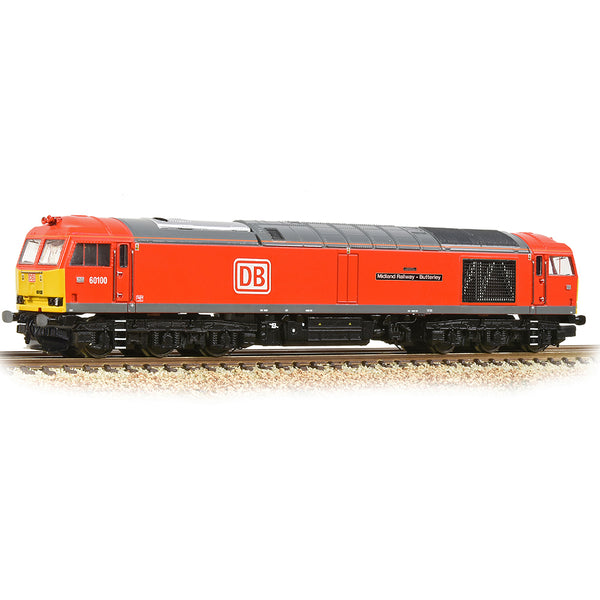 Graham Farish 371-359 Class 60 60100 'Midland Railway-Butterley' DB Cargo DCC Ready N Gauge