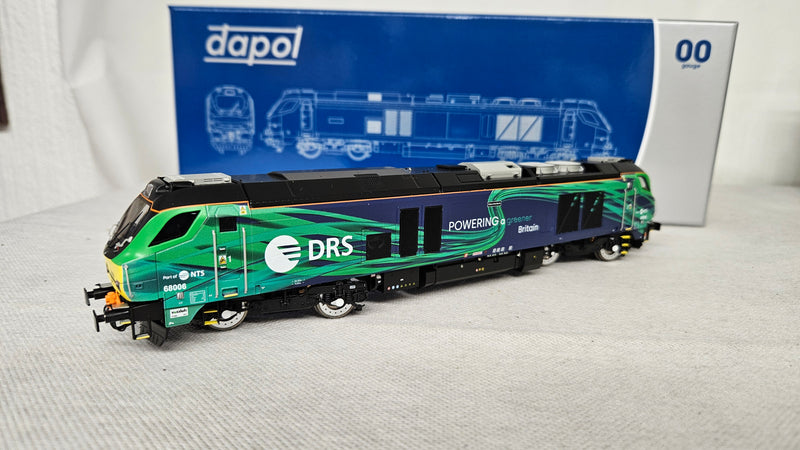 Dapol 4D-022-023 Class 68 "Pride of the North" 68006 DRS/NTS Green DCC Ready OO Gauge