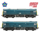 Bachmann 32-340SFX Class 25/1 25057 BR Blue Weathered DCC Sound Fitted Deluxe OO Gauge