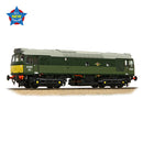 Bachmann 32-341 Class 25/2 D5282 BR Two-Tone Green (Small Yellow Panels) DCC Ready OO Gauge