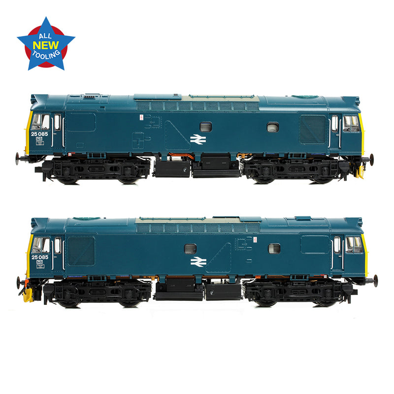 Bachmann 32-344 Class 25/2 25085 BR Blue DCC Ready OO Gauge