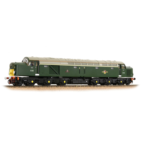 Bachmann 32-487 Class 40 Diesel D213 "Andania" BR Green Small Yellow Panels DCC Ready OO Gauge