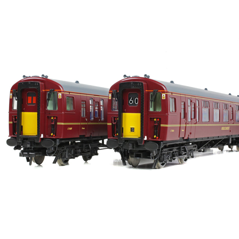 Bachmann 32-645 Class 438 (4TC) 4 Car Trailer Control MU London Transport Lined Maroon, DCC Ready, OO Gauge