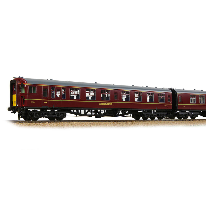 Bachmann 32-645 Class 438 (4TC) 4 Car Trailer Control MU London Transport Lined Maroon, DCC Ready, OO Gauge