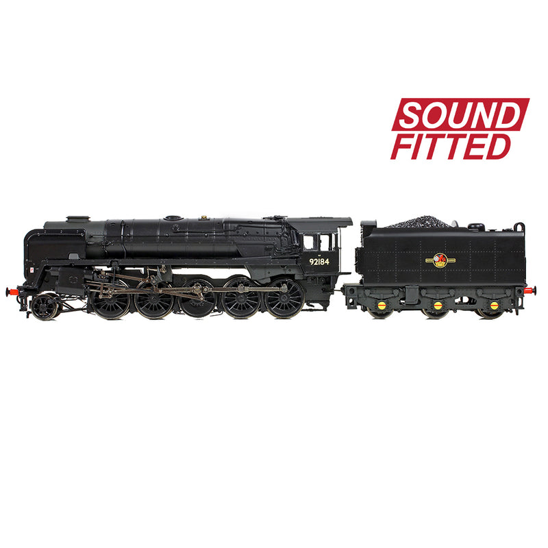 Bachmann 32-859BSF BR Standard Class 92184 BR Black Late Crest Sound Fitted OO Gauge