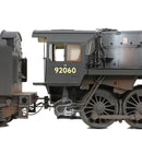 Bachmann 32-862 BR Standard 9F Class (Tyne Dock) 92060 BR Black Late Crest (Weathered) DCC Ready OO Gauge