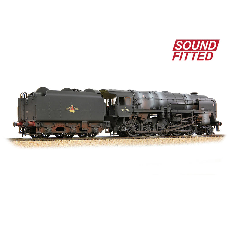 Bachmann 32-862ASF BR Standard Class 9F (Tyne Dock) 92097 BR Late Crest (Weathered) Sound Fitted OO Gauge