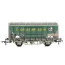 Bachmann 33-132B 35T PAA Bulk Grain Wagon 'Grainflow' Green & Grey Weathered OO Gauge
