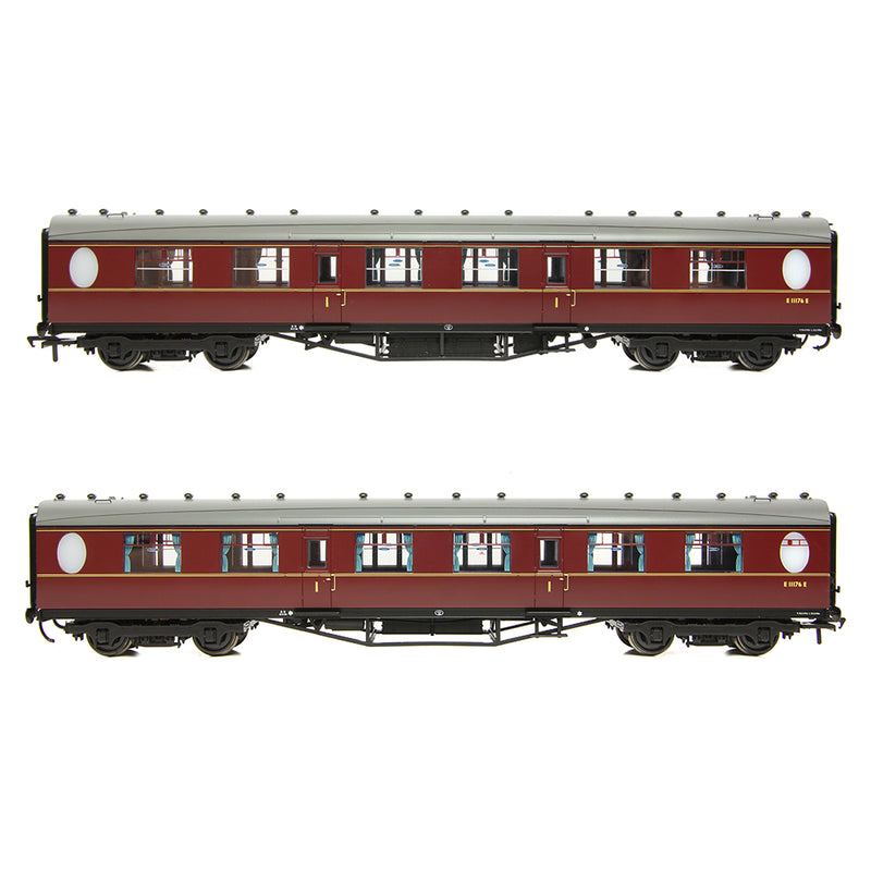 Bachmann 34-487 Thompson 1st Class Corridor BR Maroon OO Gauge