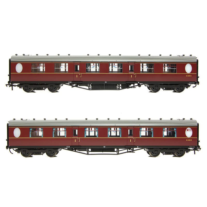 Bachmann 34-487A Thompson 1st Class Corridor BR Maroon OO Gauge