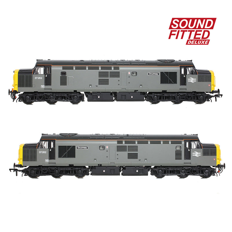 Bachmann 35-311SFX Class 37/0 Centre Headcode 37262 'Dounreay' BR Engineers Grey Sound Fitted Deluxe