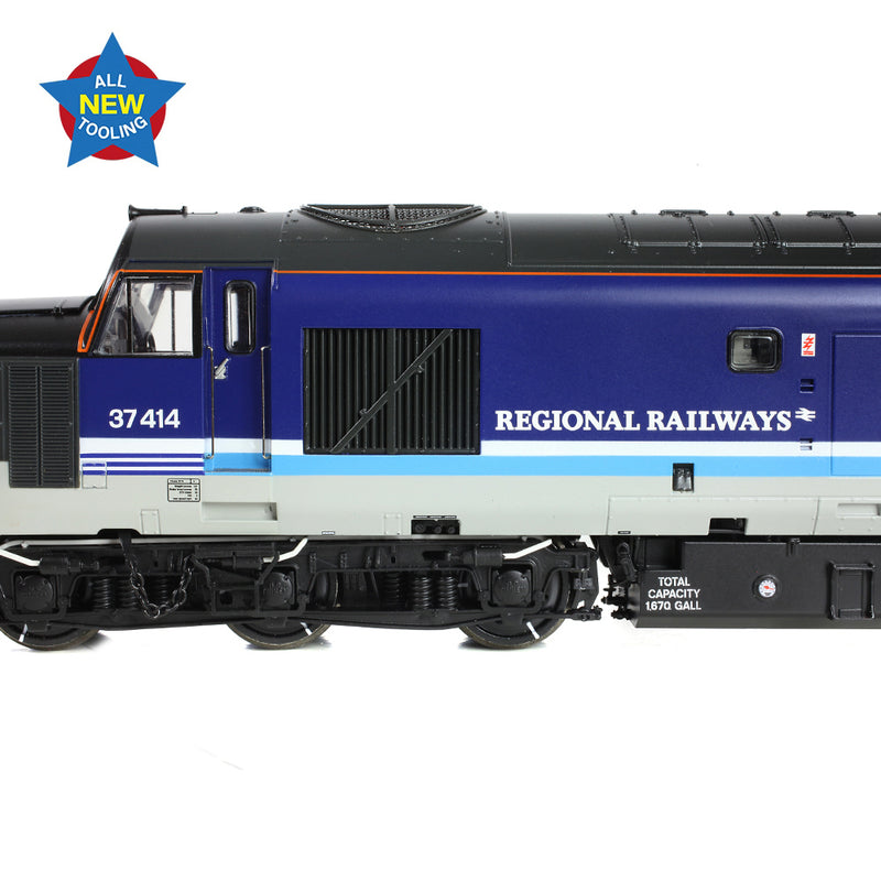 Bachmann 35-338 Class 37/4 37414 'Cathays C&W Works 1846-1993' BR Regional Railways OO Gauge