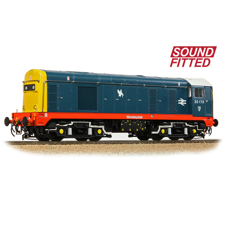 Bachmann 35-358SF Class 20/0 20173 'Wensleydale' BR Blue with Red Solebar DCC Sound Fitted OO Gauge