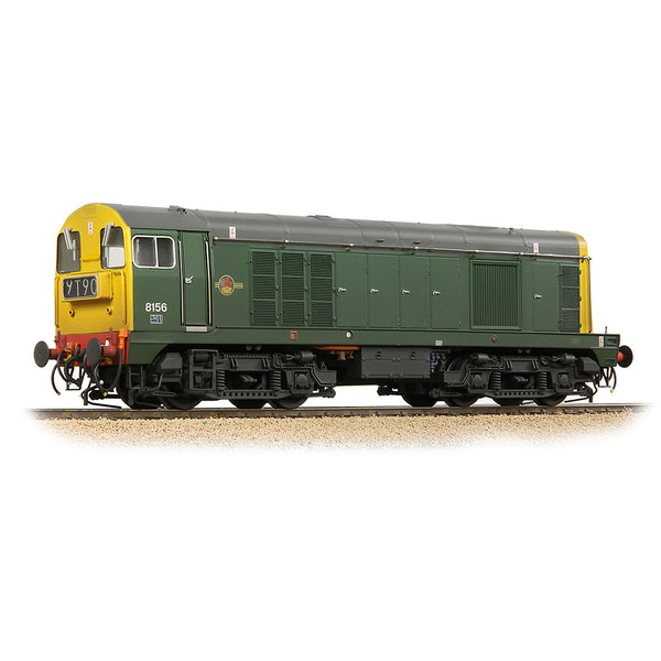 Bachmann 35-360  Class 20/0 8156 BR Green w. Full Yellow Ends (Weathered) DCC Ready OO Gauge