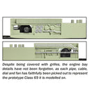 Bachmann 35-777 Class 69 '69002' "Bob Tiller CM&EE" GB Railfreight BR Blue, Large Logo (Retro). DCC Ready, OO Gauge