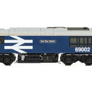 Bachmann 35-777 Class 69 '69002' "Bob Tiller CM&EE" GB Railfreight BR Blue, Large Logo (Retro). DCC Ready, OO Gauge