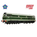 Bachmann 35-801ASFX Class 30 D5617 BR Green (Late Crest) DCC Sound Fitted Deluxe OO Gauge