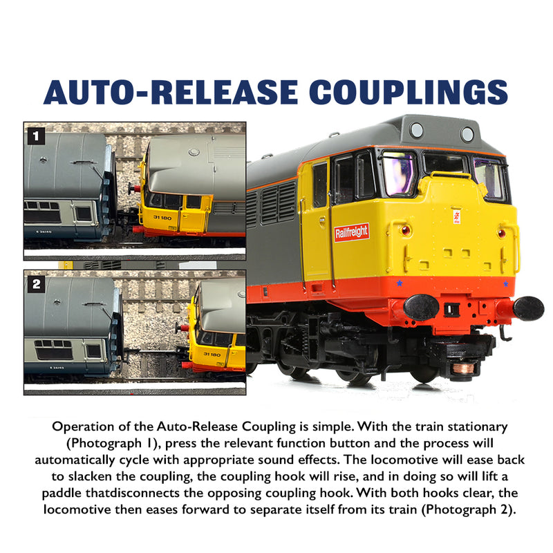 Bachmann 35-801ASFX Class 30 D5617 BR Green (Late Crest) DCC Sound Fitted Deluxe OO Gauge