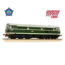 Bachmann 35-801ASFX Class 30 D5617 BR Green (Late Crest) DCC Sound Fitted Deluxe OO Gauge