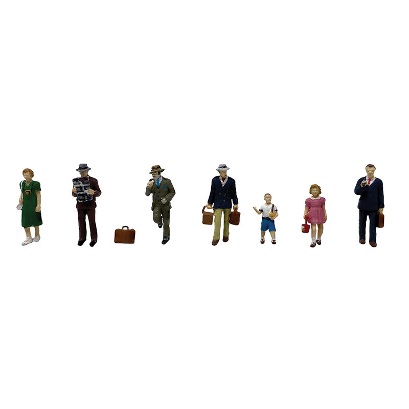 Bachmann Scenecraft 36-427 Post War Era Figures (Set A) OO Gauge