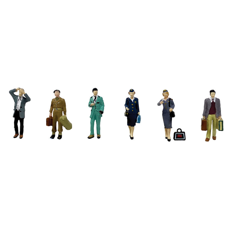 Bachmann Scenecraft 36-443 Post War Era Figures (Set C) OO Gauge