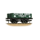 Bachmann 37-063A 5 Plank Wagon Wooden Floor 'Foster Bros'. Green OO Gauge