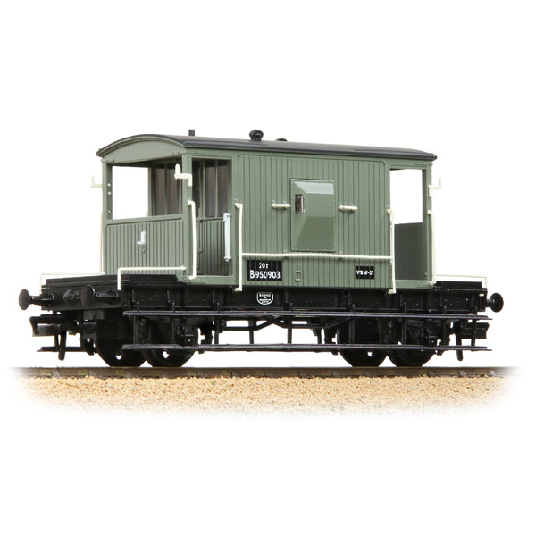 Bachmann 37-528E BR 20 Ton Brake Van BR Grey (Early) OO Gauge