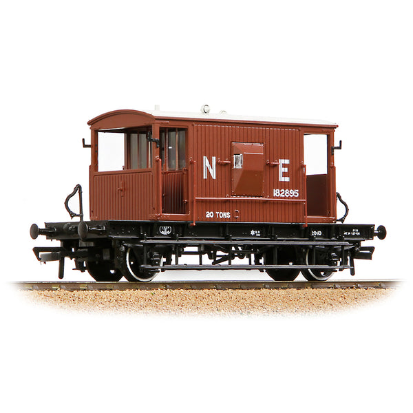 Bachmann 37-529C LNER 20 Ton Brake Van LNER Bauxite OO Gauge