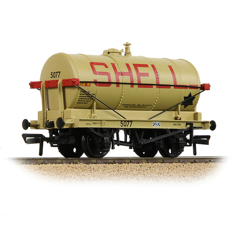 Bachmann 37-681A  14Ton Tank Wagon 'Shell-BP' Buff OO Gauge