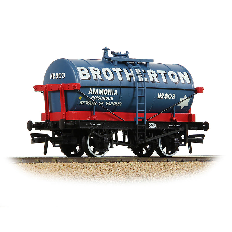 Bachmann 37-690  14Ton Tank Wagon 'Brotherton Ammonia' Blue OO Gauge