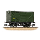 Bachmann 37-806A LMS 12T Planked Ventilated Van Army Green, OO Gauge