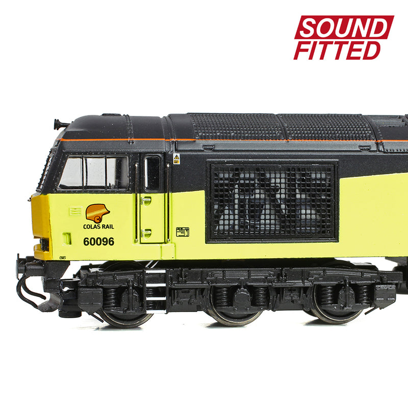 Graham Farish 371-358ASF  Class 60 60096 Colas Rail DCC Sound N Gauge