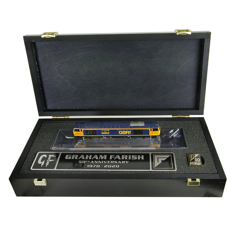 Graham Farish 371-364 Class 60 60002 GB Railfreight 50th Anniversary Collectors Pack 1970-2020 N Gauge