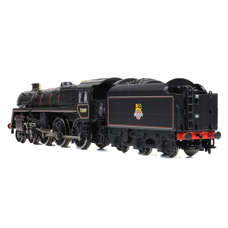 Graham Farish 372-727A BR Standard Class 5MT with BR1B Tender 73109 BR Lined Black Early Emblem DCC Ready N Gauge