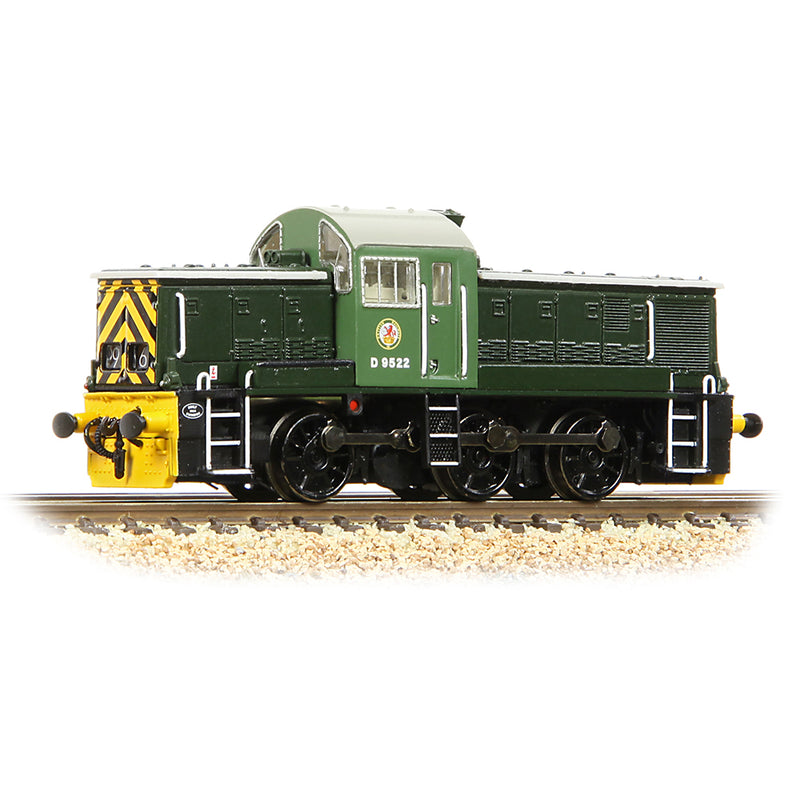 Graham Farish 372-950A Class 14 D9522 BR Green (Wasp Stripes) N Gauge