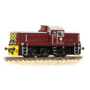 Graham Farish 372-955 Class 14 D9523 BR Maroon Wasp Stripes N Gauge
