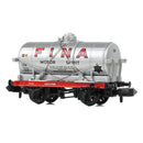 Graham Farish 373-658A 14T Tank Wagon 'Fina' Silver, No.136 N-Gauge