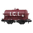 Graham Farish 373-682A 14T Tank Wagon 'ICI' Maroon No.309 N-Gauge