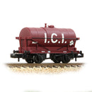 Graham Farish 373-682B 14T Tank Wagon 'ICI' Maroon No.314 N-Gauge