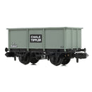 Graham Farish 377-276C BR 27T Steel Tippler Wagon BR Grey 'Chalk' No.B383327 N-Gauge