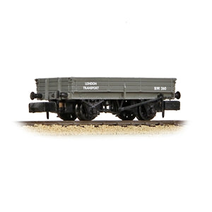 Graham Farish 377-510 3 Plank Wagon, London Transport Grey, N Gauge
