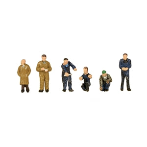 Graham Farish 379-316, Factory Workers & Foreman, N Gauge Figures