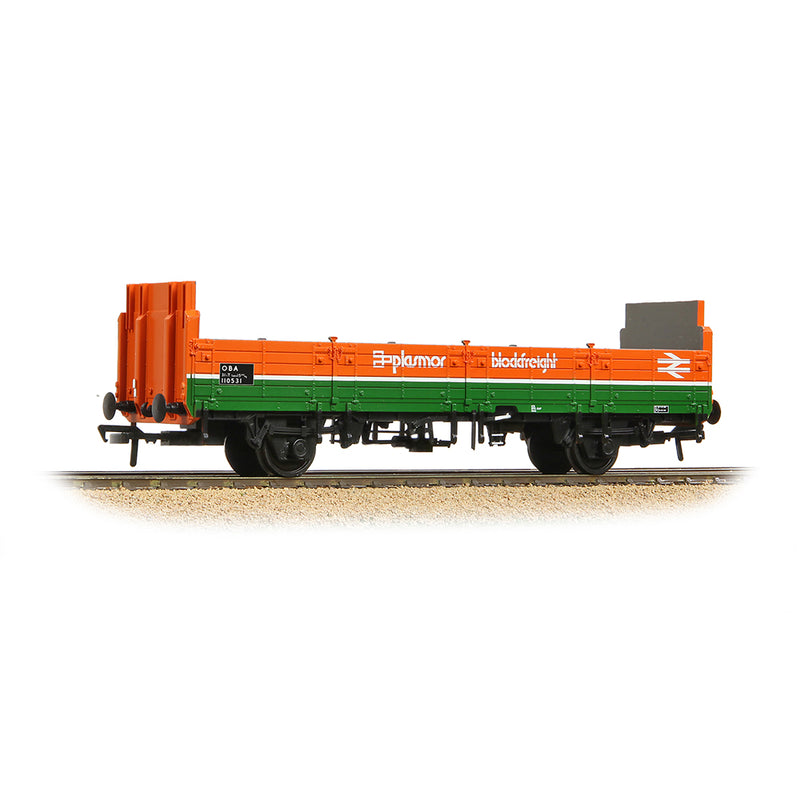 Bachmann 38-042B BR OBA Open Wagon High Ends BR Plasmor Blockfreights OO Gauge