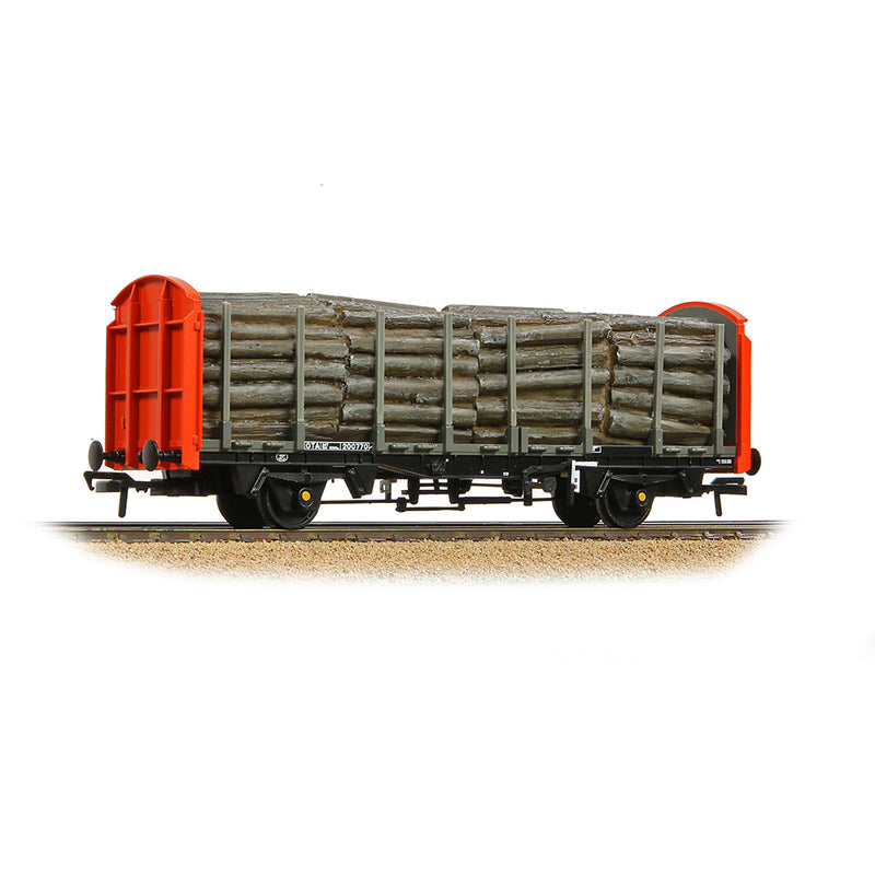 Bachmann 38-300B OTA Timber Carrier Wagon w. Load BR Railfreight OO-Gauge